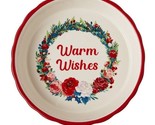 Pioneer Woman ~ WARM WISHES ~ 9&quot; Stoneware ~ Pie &amp; Tart Pan ~ Ruffled Top - $37.40