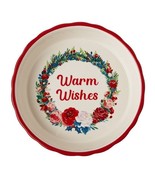 Pioneer Woman ~ WARM WISHES ~ 9&quot; Stoneware ~ Pie &amp; Tart Pan ~ Ruffled Top - $50.80 CAD