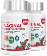 Women’s Vaginal Pre + Probiotics, 60B CFU, Digestive, Urinary &amp; Feminine... - $23.09 CAD