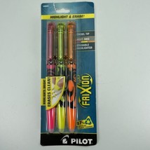 Pilot Frixion Erasable Highlighter Chisel Tip Pack of 3 Assorted Ink Col... - $14.50