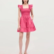 Hill House Home The Elizabeth Nap Dress, A-line, Pink Mini Dress - £125.99 GBP