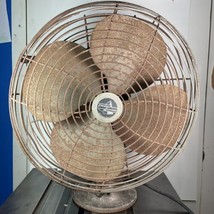 Antique Emerson Fan 4-Blade 16-inch type 77648-SP  Oscillating Works See... - $91.97