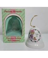 Tidings of Joy Bell  Porcelain PRECIOUS MOMENTS Christmas Holiday Ornament - £6.94 GBP