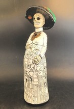 La Catrina Ceramic Redware 12&quot; Dia de Los Muertos Pregnant Muerta Encinta - £62.63 GBP
