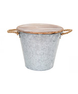 Patio Essentials Galvanized Bucket Candle Solid for Flying Insects 132 oz - $209.80