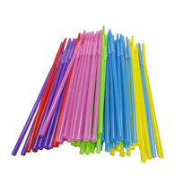 SFFSH Drinking straws 100 Pack Flexible Plastic Drinking Straws - $9.99