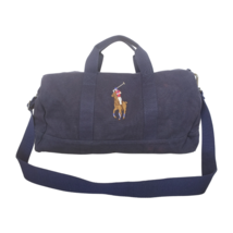 Polo Ralph Lauren Canvas Big Pony Duffel Bag $175 WORLDWIDE SHIPPING - $98.01