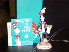 Hallmark Dr. Seuss Cat In The Hat Called Hat Tricks Figurine With Box  - £47.33 GBP