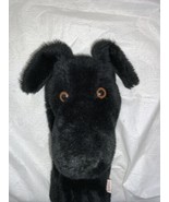 Daphne Black Lab Head Club Driver Cover Used -Missing Nose Cute - $17.33