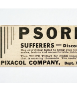 1954 Pixacol Psoriasis Skin Medicine Advertisement Medical Vintage DWF27 - $367.32 MXN