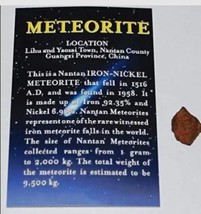 Nantan China Meteorite 1516 A.D. - £6.80 GBP