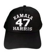 Kamala 47 Trucker Black Hat (Embroidered Dad Cap) Kamala Harris 47th Pre... - $19.79