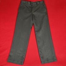 Van Heusen Traveler Dress Pants Mens Grey 32x30 (33x29.5) Slim Flat Fron... - £11.65 GBP