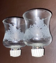 Hallmark Wedding Collection~Pegged Votive Glasses ~Candle Holders - $17.62