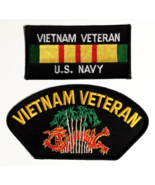 Vietnam Veteran US Navy USN Dragon Military Embroidered Patch Lot (Qty 2... - $9.99