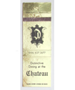 Chateau Restaurant - Manchester, New Hampshire 20 Strike Matchbook Cover Hadgis - £1.37 GBP