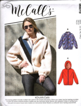 McCalls M8019 Misses L to XXL Easy Outerwear Jacket Uncut Sewing Pattern New - £11.87 GBP