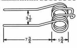 AC-2 Fits Allis Chalmers Hay Rake Replacement Teeth Tooth 511506 1951 &amp; Up - $263.26 MXN