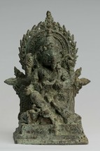 Antik Javanese Stil Bronze Sitzender Indonesische Ganesha Statue - 25cm/25.4cm - £493.89 GBP