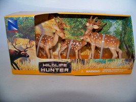 New-Ray Deer and Fawn Family Christmas Village Wildlife Hunter Collector Toy - £11.15 GBP