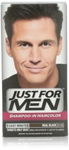 Just for Men Shampoo-In Hair Color, Real Black 55 (Pack of 6) - £78.95 GBP