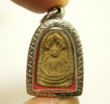 Phra Nakprok Taitalad Temple Lord Buddha protect by Naga Nak snakes made blessed - £172.18 GBP