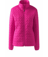 Lands End Women&#39;s Primaloft Packable Jacket Soft Magenta New - $1,144.28 MXN