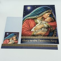 Glory To The New Born King Christmas Greeting Card With Matching Envelope  - £3.73 GBP