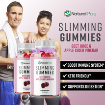 2 Pack Slimming Gummies Apple Cider Vinegar Beet Juice Advanced Weight Loss - £75.12 GBP