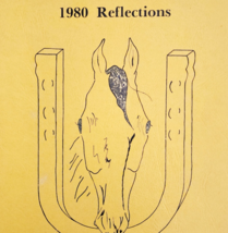 1980 Union Street Junior High Yearbook Reflections Bangor Maine Vintage C82 - €21,60 EUR