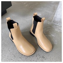  Designer Ankle Boots Woman Shoes Flat Heels Chelsea Boots Winter Female Platfor - £46.71 GBP