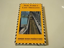 Train VHS   New York&#39;s Last Trolleys  Sunday River Prod. - £15.33 GBP