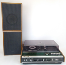 70&#39;s Panasonic Music Center AM/FM Stereo Turntable Cassette SE-1050 w/SB-105 VTG - £237.40 GBP