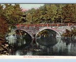 Stone Bridge Ashuelot River Keene New Hampshire NH 1907 DB Postcard Q2 - £2.29 GBP