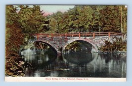 Stone Bridge Ashuelot River Keene New Hampshire NH 1907 DB Postcard Q2 - £2.29 GBP