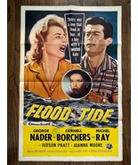 *FLOOD TIDE (1958) George Nader, Cornell Borchers, Michel Ray Cinemascop... - $89.08 CAD