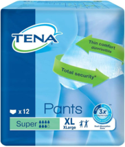 TENA Incontinence Pants Super XL x 12 x 4 - £56.29 GBP