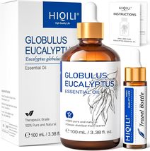 Eucalyptus Essential Oil for Spray, Diffuser &amp; Skin, 100% Pure Undiluted - 3.38  - $18.99