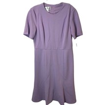 Donna Morgan Women&#39;s Split Sleeve Fit &amp; Flare Dress (Size 14) - £79.42 GBP