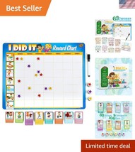 Engaging Magnetic Reward Chart - 63 Tasks as Motivation for Young Kids! - $46.50