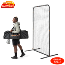 Baseball Pitching Net For Batting Cage | 7 X 4 Feet Pitching Screen Soft... - £108.98 GBP