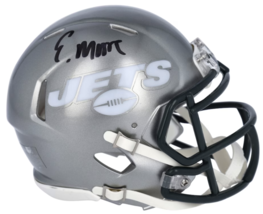 Elijah Moore Autographed New York Jets Flash Mini Speed Helmet Fanatics - £93.03 GBP