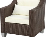 Lokatse Home Outdoor Wicker Sofa Patio Rattan Furniture Single Armchair,... - $181.94