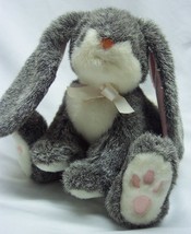 Vintage Russ Bouncy The Gray Lop Earred Bunny Rabbit 8&quot; Plush Stuffed Animal Toy - £13.68 GBP