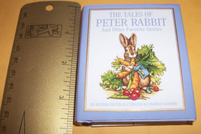 Peter Rabbit Mini Book Tales Beatrix Potter Bunny Hardcover Picture Stor... - $4.74