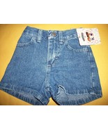 Riders Jeans Baby Clothes 12M Infant Blue Denim Short Girl Shaw Style Le... - $7.59