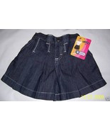 Riders Baby Clothes 12M Infant Blue Denim Jeans Shorts Girl Christine Le... - $8.54