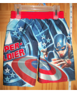 Marvel Heroes Baby Clothes 24M Captain America Superhero Swim Suit Aveng... - $19.47 CAD