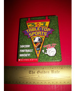 Scholastic Activity Book Kit Table-Top Sports Game 3-in-1 Hockey Footbal... - €6,47 EUR