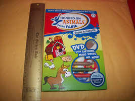Education Gift Craft Book Kit Hooked on Phonics Farm Animals Activity Set Learn - £11.15 GBP